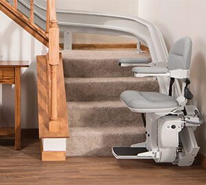 Bruno Indoor Elite Curved Stairlift - Aloha Lifts