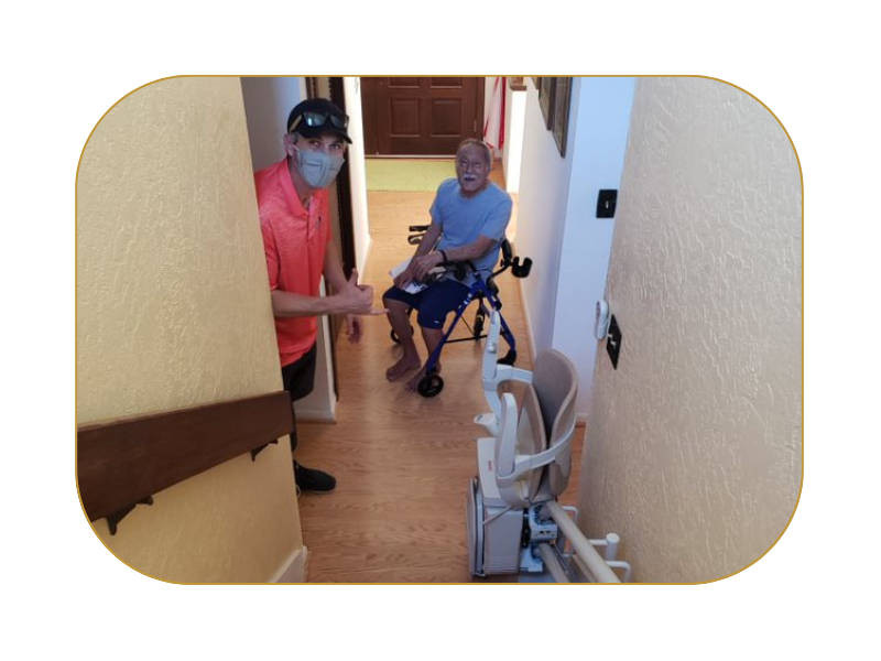 Aloha Lift Ohana Curved Stairlift